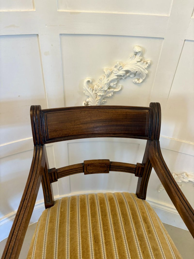 Pair of Antique George III Quality Mahogany Desks Chairs - Image 17